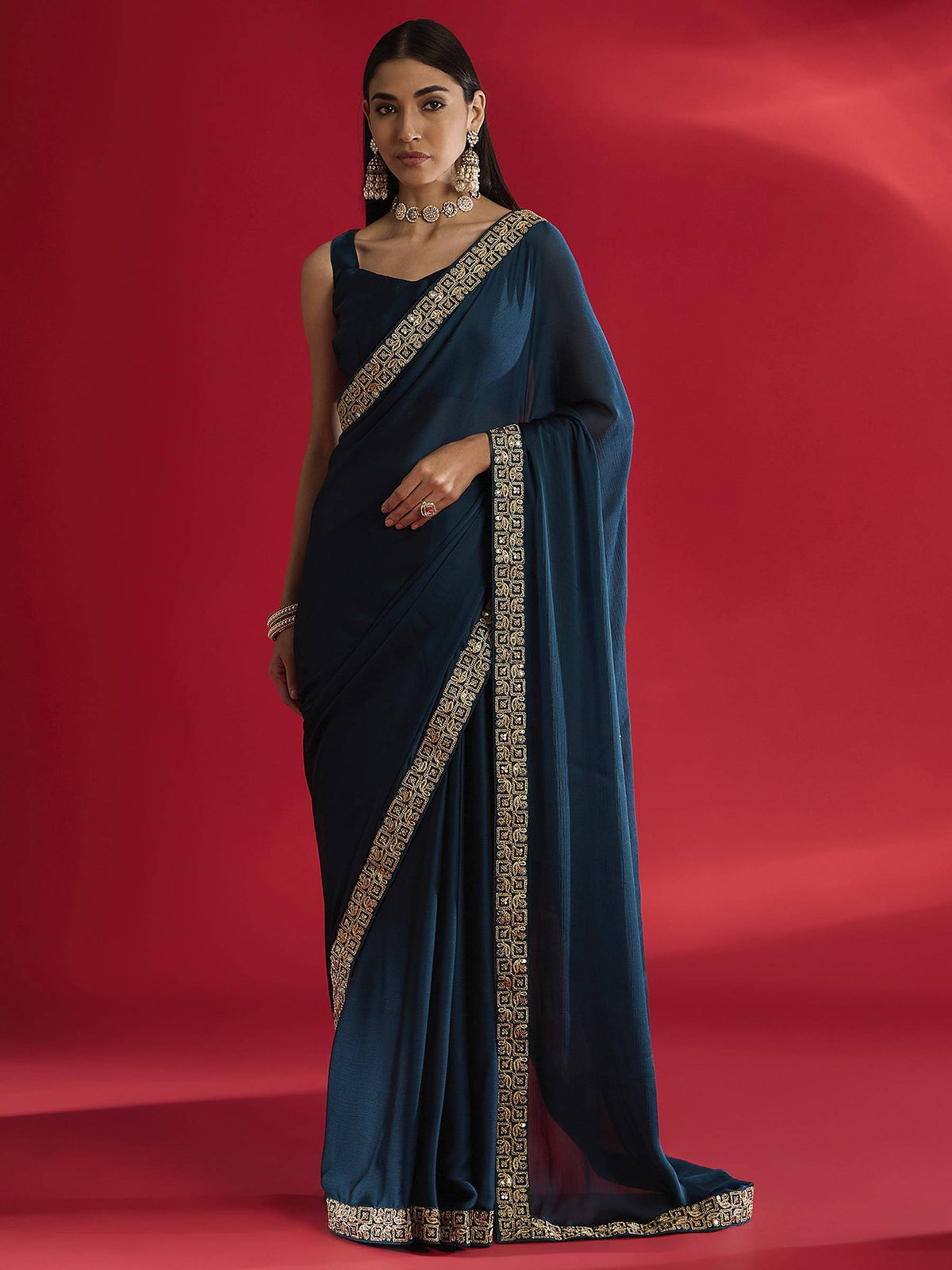 Shc Amira Rangoli Silk Embroidered Saree