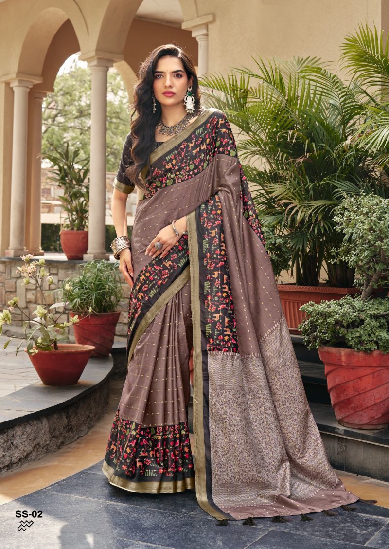 Amrah Wholesale Shvetambar Sirumugai Silk Saree