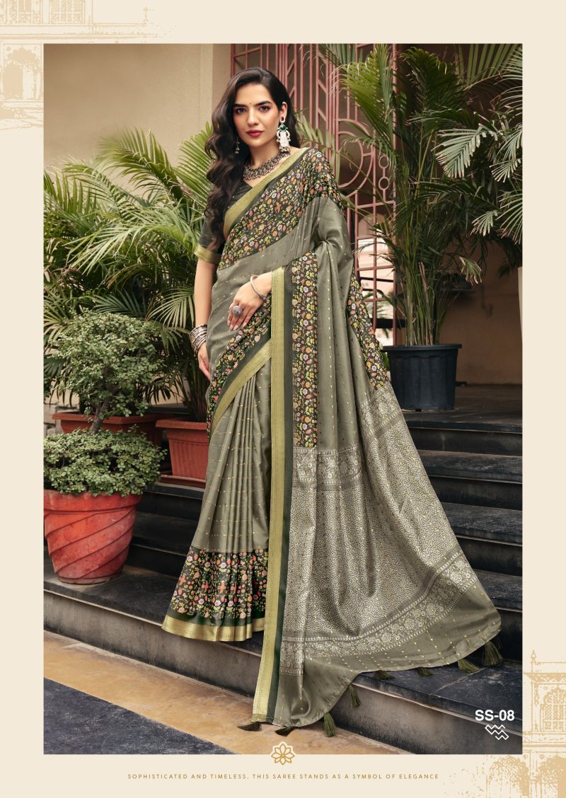 Amrah Wholesale Shvetambar Sirumugai Silk Saree