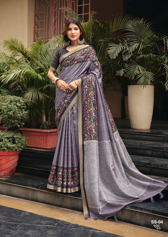 Amrah Wholesale Shvetambar Sirumugai Silk Saree