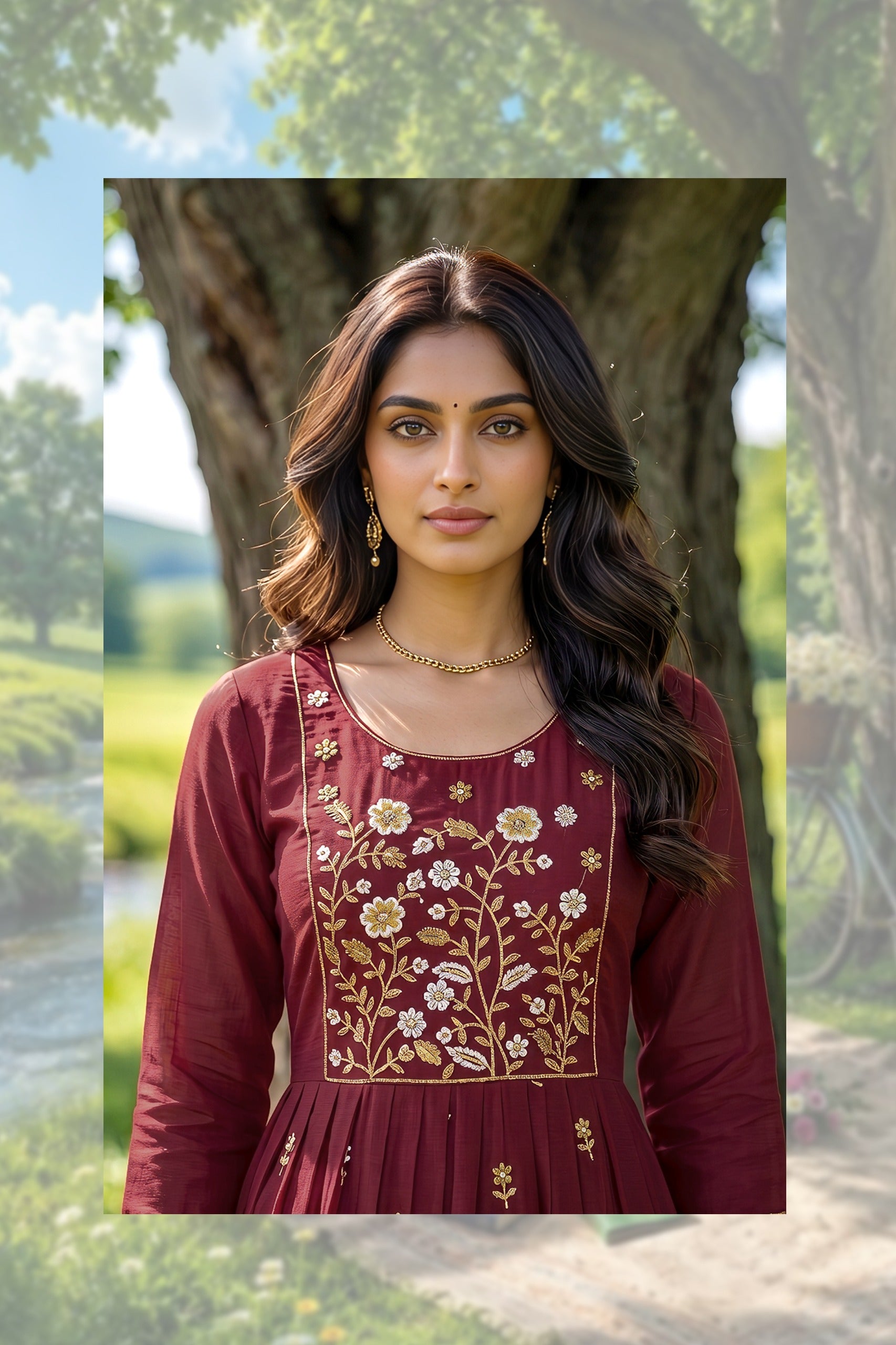 Amrah Wholesale Siddhi Vol 8 Mal Chanderi Embroidered Kurti Set