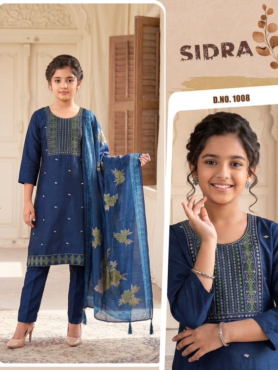 Amrah Wholesale Sidra Vol 1 Gadwal Kids Ethnic Dress