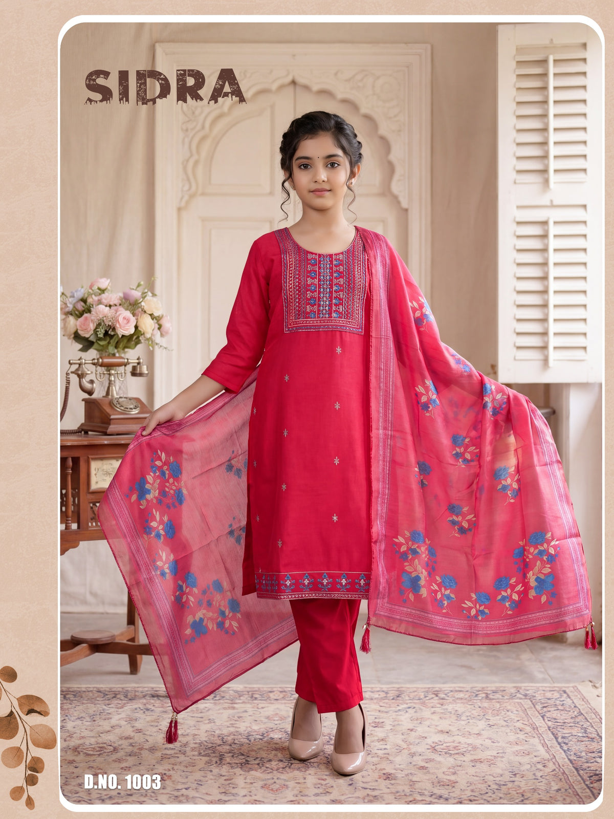 Amrah Wholesale Sidra Vol 1 Gadwal Kids Ethnic Dress