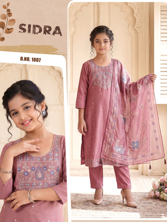 Amrah Wholesale Sidra Vol 1 Gadwal Kids Ethnic Dress