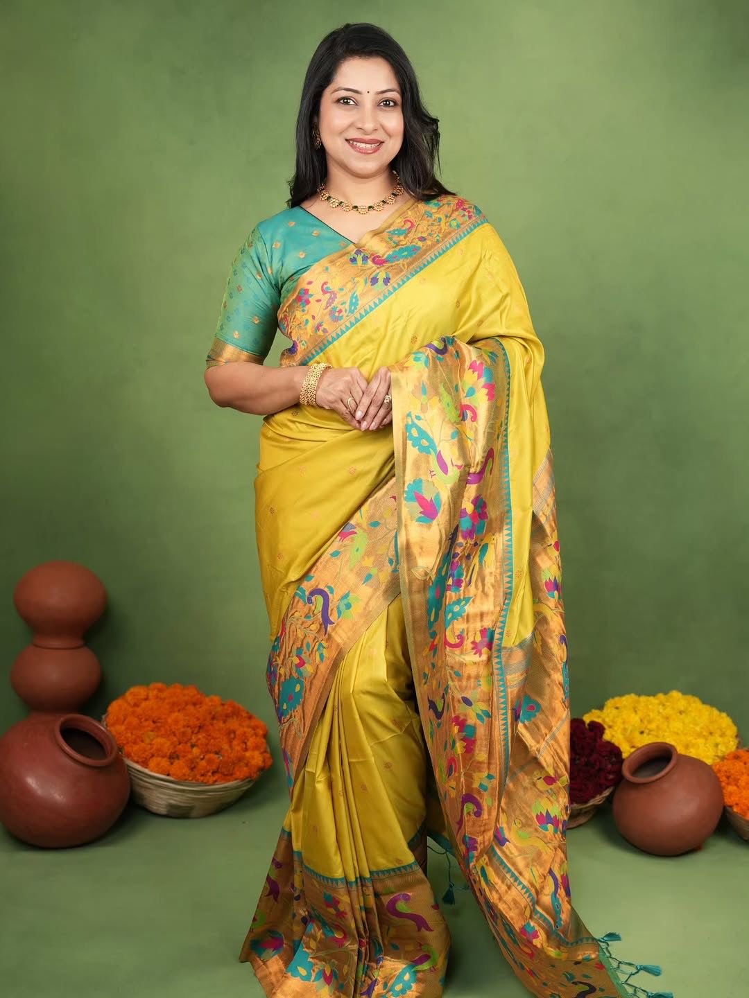 Amrah Wholesale Soft Silk 005 Soft Silk Zari Work Saree