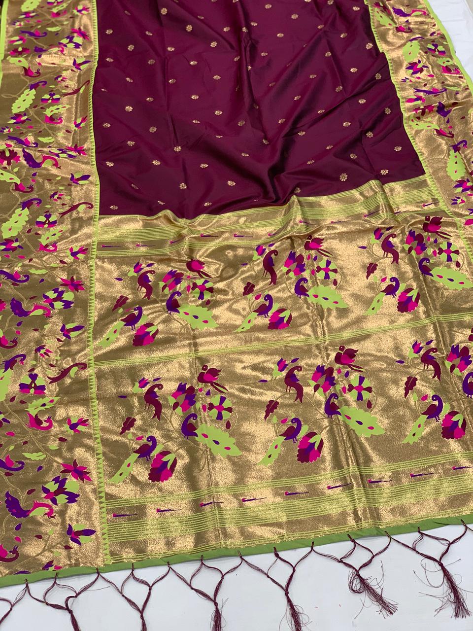 Amrah Wholesale Soft Silk 005 Soft Silk Zari Work Saree