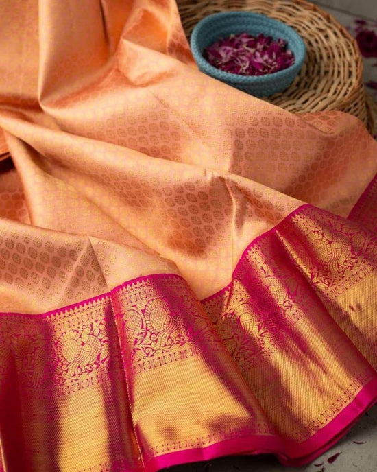 Amrah Wholesale Soft Silk 1034 Lichi Silk Jacquard Work Saree Collection - Amrah Wholesale