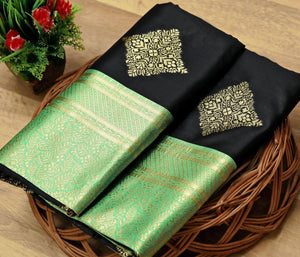 Amrah Wholesale Soft Silk 1066 Lichi Silk Sarees - Amrah Wholesale