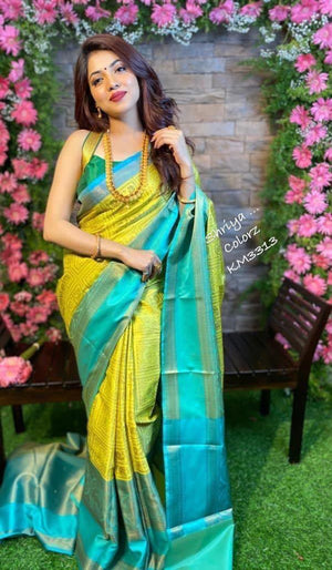 Amrah Wholesale Soft Silk 2014 Soft Lichi Silk Jacquard Worked Designer Saree