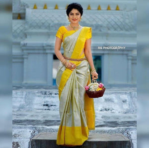 Amrah Wholesale Soft Silk 3083 Lichi Silk Jacquard Saree