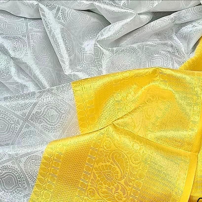 Amrah Wholesale Soft Silk 3083 Lichi Silk Jacquard Saree