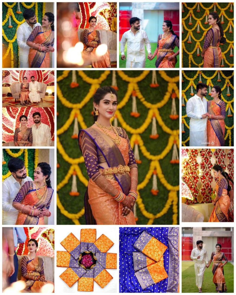 Amrah Wholesale Soft Silk 5001 Lichi Silk Saree