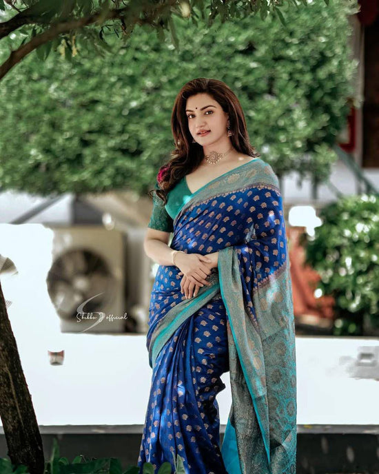 Amrah Wholesale Soft Silk 5012 Lichi Silk Jacquard Saree