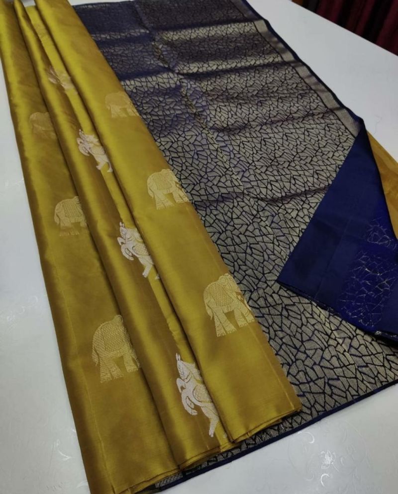 Amrah Wholesale Soft Silk 5014 Lichi Silk Saree - Amrah Wholesale