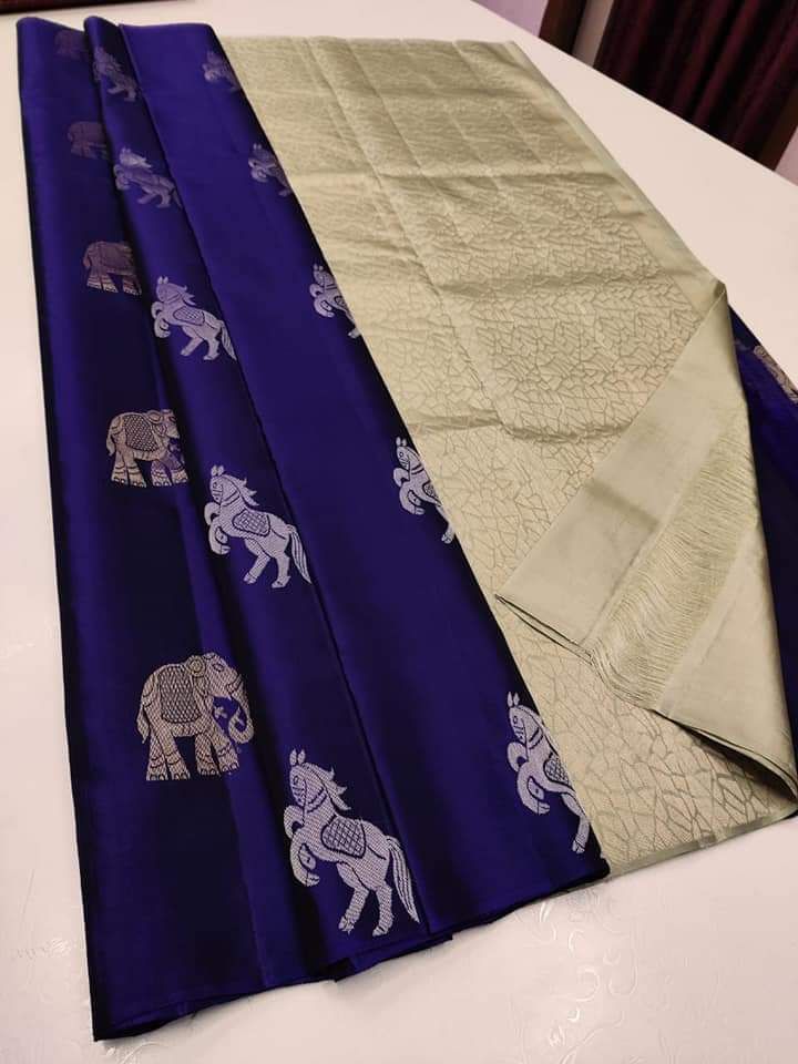 Amrah Wholesale Soft Silk 5014 Lichi Silk Saree - Amrah Wholesale
