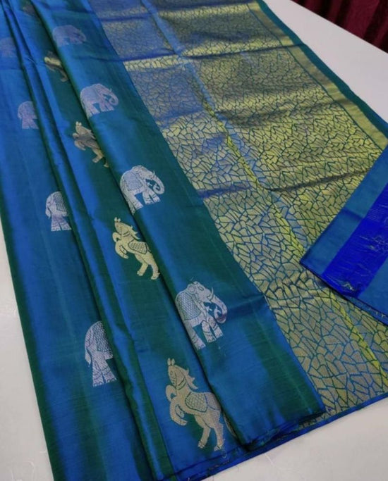 Amrah Wholesale Soft Silk 5014 Lichi Silk Saree - Amrah Wholesale