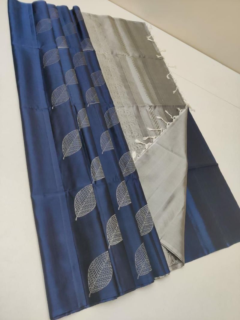 Amrah Wholesale Soft Silk 5017 Lichi Silk Jacquard Work Saree - Amrah Wholesale