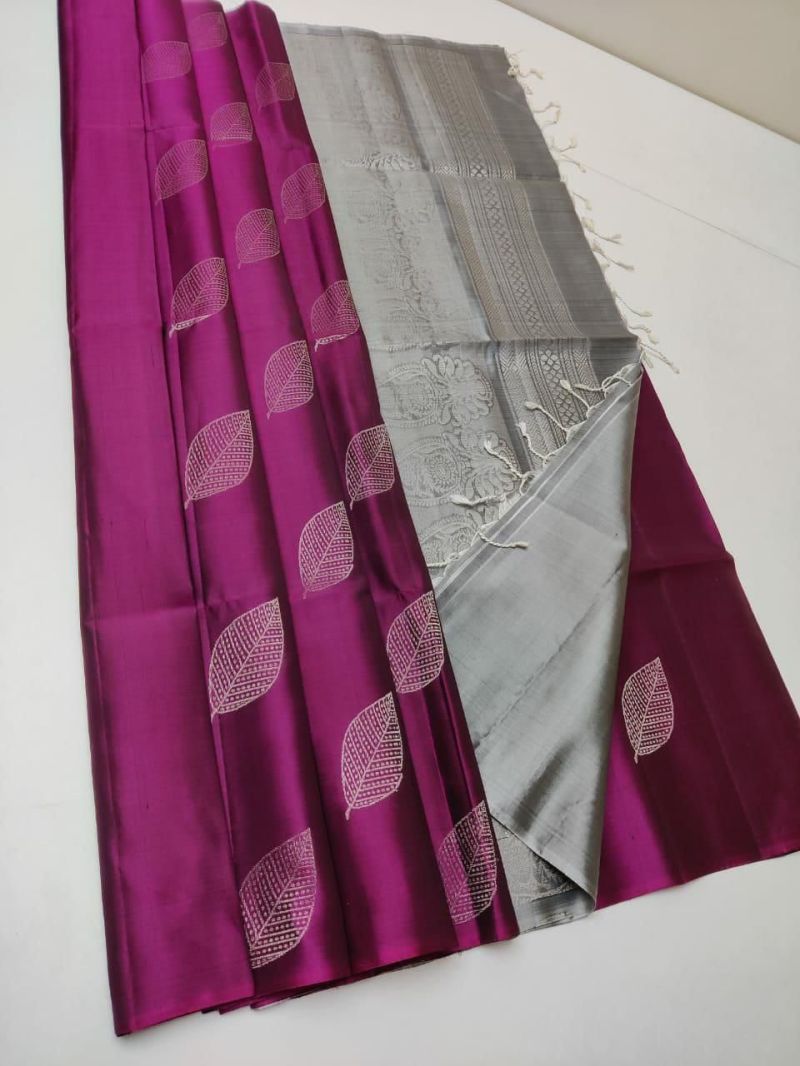 Amrah Wholesale Soft Silk 5017 Lichi Silk Jacquard Work Saree - Amrah Wholesale