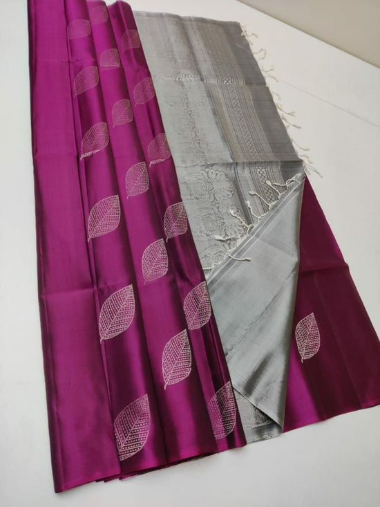 Amrah Wholesale Soft Silk 5017 Lichi Silk Jacquard Work Saree - Amrah Wholesale