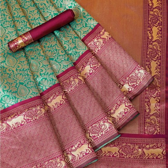 Amrah Wholesale Soft Silk 5042 Lichi Silk Saree