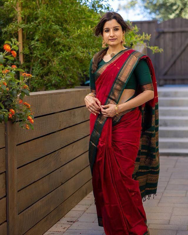Amrah Wholesale Soft Silk 5044 Lichi Silk Saree