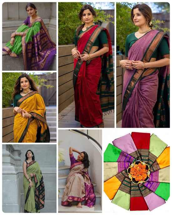Amrah Wholesale Soft Silk 5044 Lichi Silk Saree