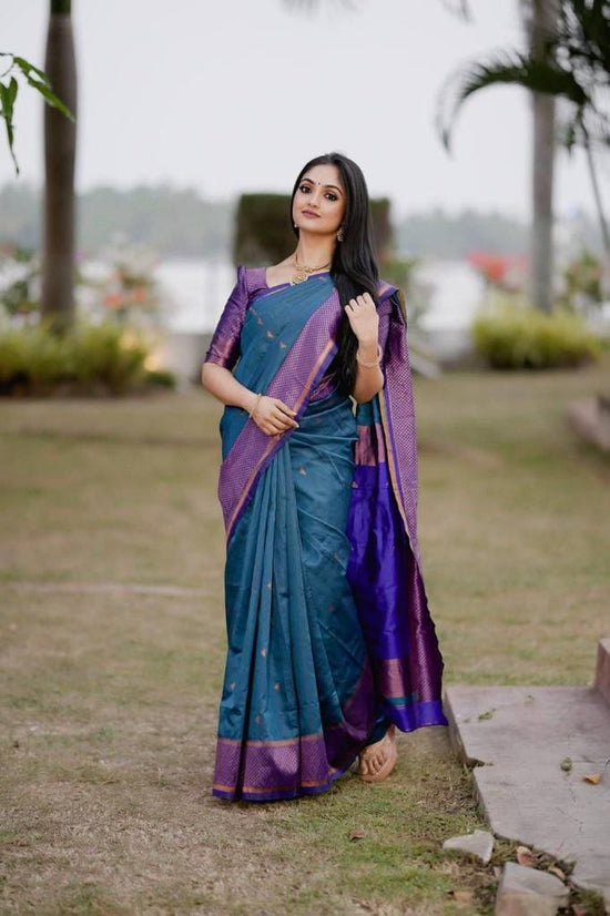 Amrah Wholesale Soft Silk 5046 Lichi Silk Jacquard Work Saree