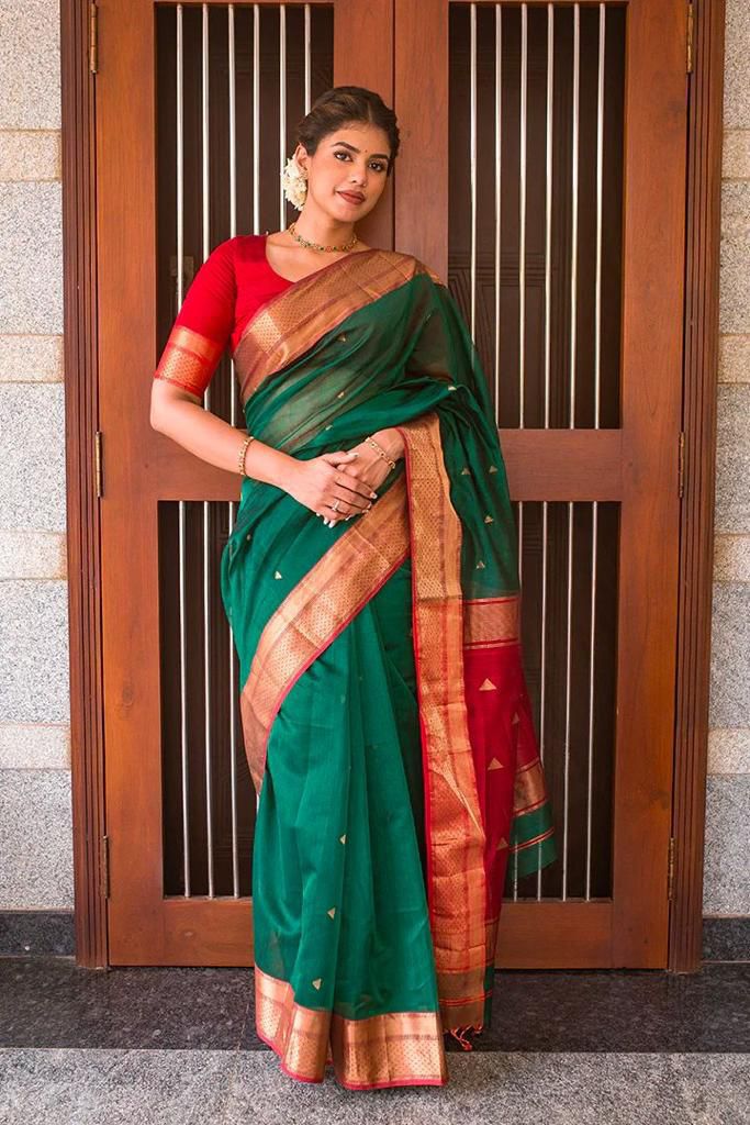 Amrah Wholesale Soft Silk 5046 Lichi Silk Jacquard Work Saree