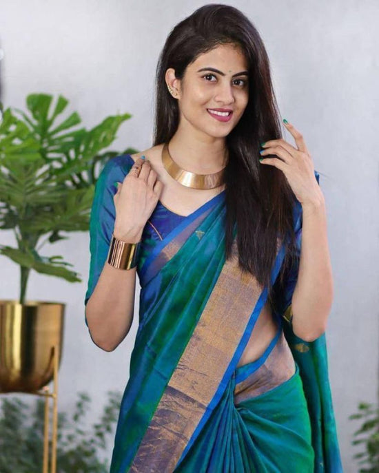 Amrah Wholesale Soft Silk 5046 Lichi Silk Jacquard Work Saree