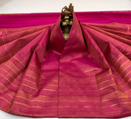 Amrah Wholesale Soft Silk 5047 Lichi Silk With Jacquard Work Saree - Amrah Wholesale