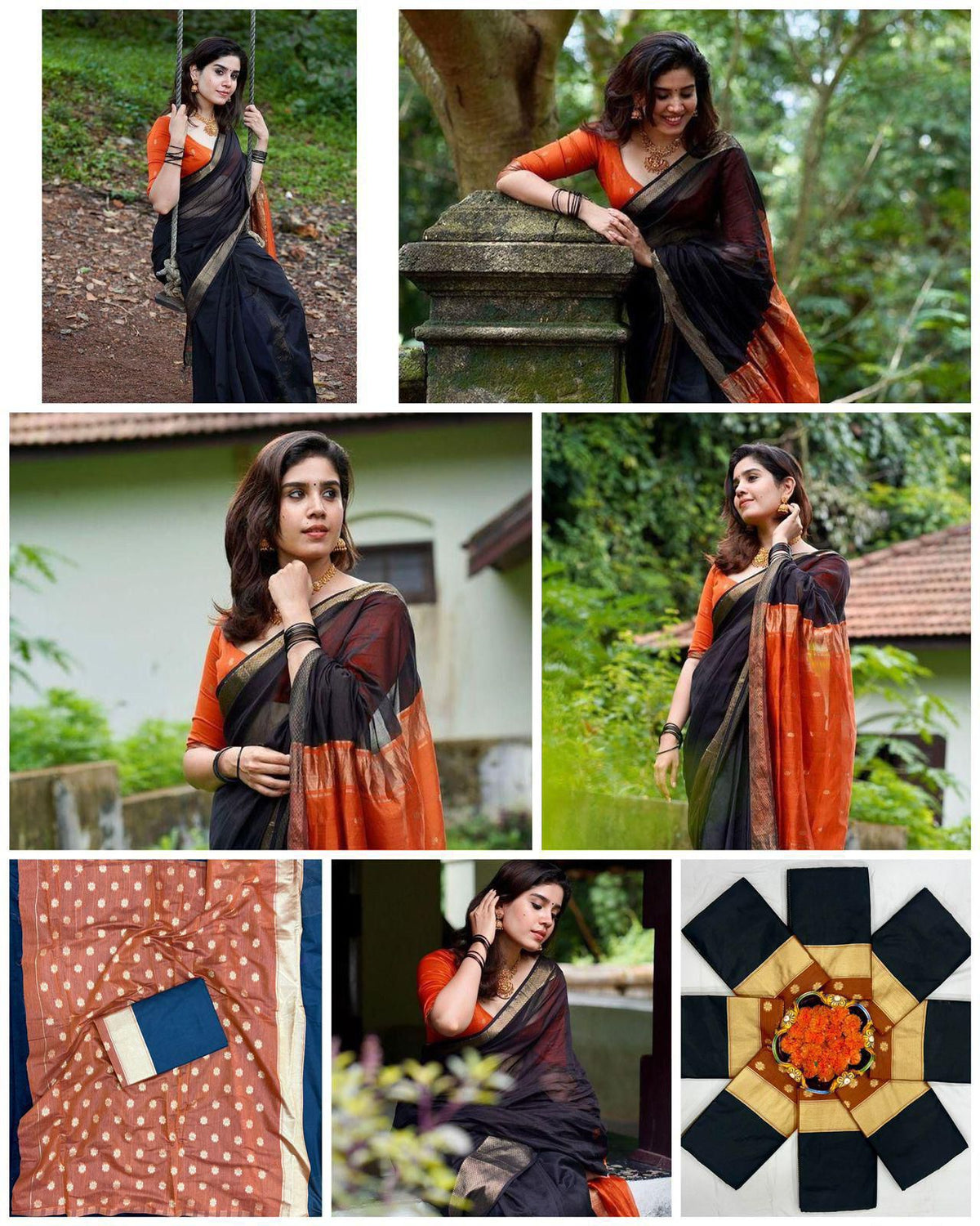 Amrah Wholesale Soft Silk 5056 Linen Slub Sarees - Amrah Wholesale