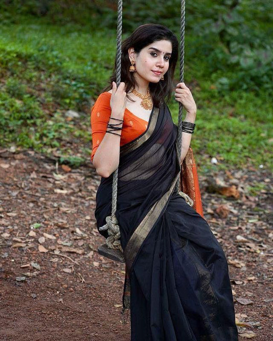 Amrah Wholesale Soft Silk 5056 Linen Slub Sarees - Amrah Wholesale