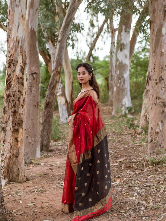 Amrah Wholesale Soft Silk 5060 Linen Slub Saree - Amrah Wholesale