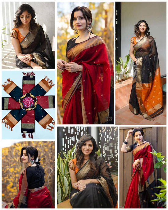 Amrah Wholesale Soft Silk 5060 Linen Slub Saree - Amrah Wholesale