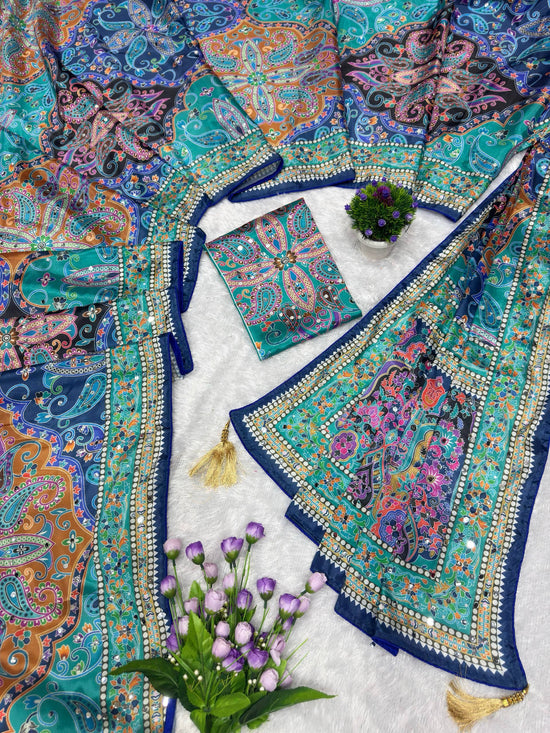 Amrah Wholesale St D No 130 Chinon Silk Saree
