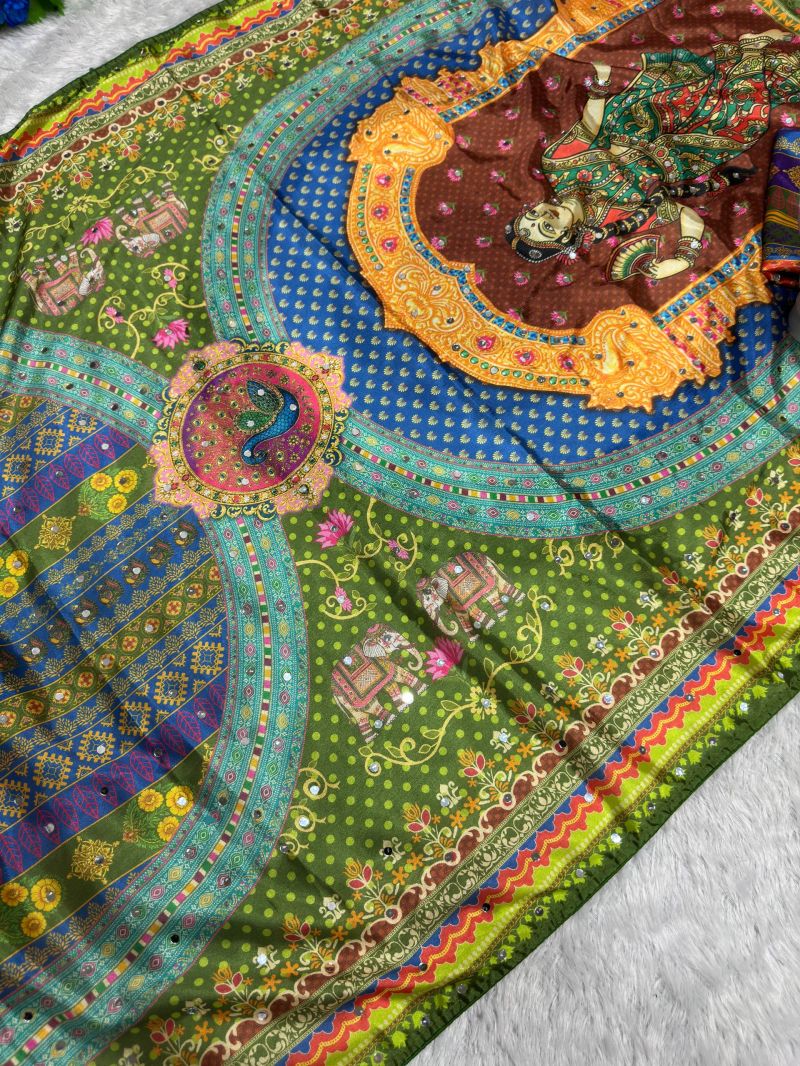 Amrah Wholesale St D No 169 Chinon Silk Saree