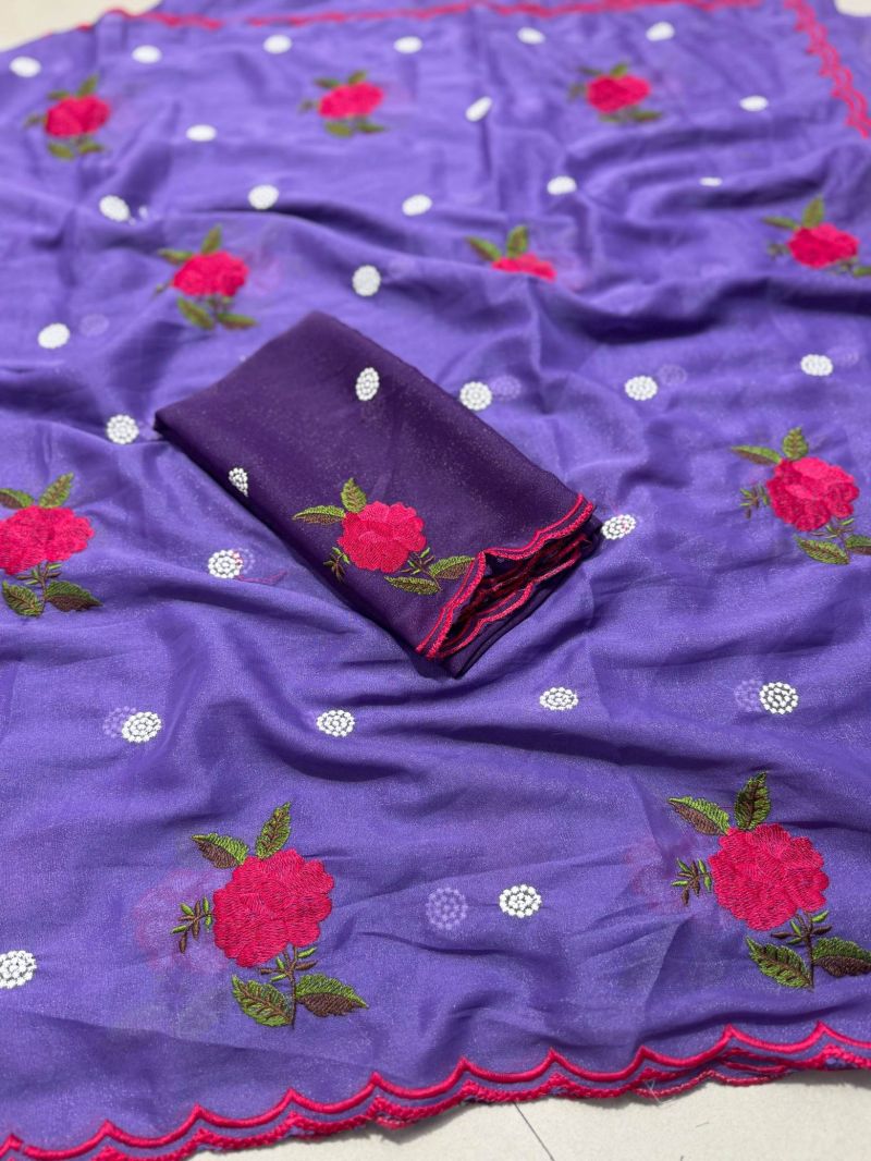Amrah Wholesale Star Ah Star Georgette Saree