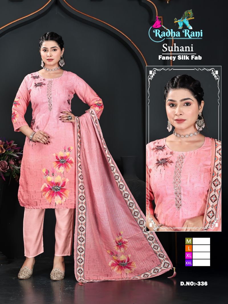Amrah Wholesale Suhani Combo 1 Silk Digital Printed Kurti Pant Dupatta Set - Amrah Wholesale