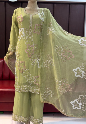 Amrah Wholesale Sw 1968 Rose Gold Beads Work Salwar Suit Set - Amrah Wholesale