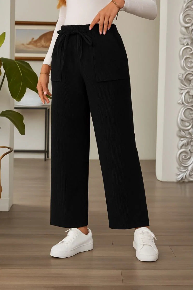 Amrah Wholesale Swara Laddies Bottom Vol 5 Corduroy Loose Straight Pants