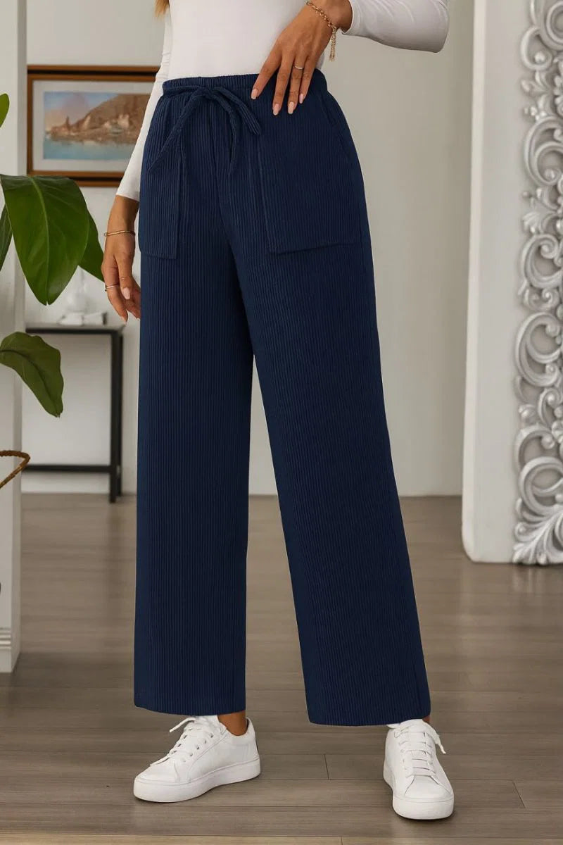 Amrah Wholesale Swara Laddies Bottom Vol 5 Corduroy Loose Straight Pants