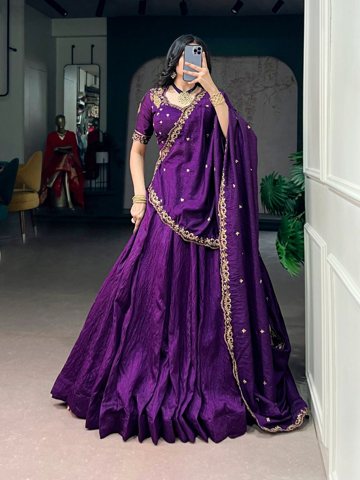 Amrah Wholesale Taraa Aaruni Vol 1 NC Silk Lehenga - Amrah Wholesale