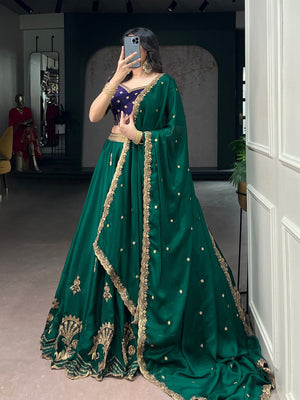 Amrah Wholesale Taraa L 1351 Rangoli Silk Lehenga - Amrah Wholesale