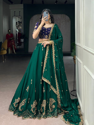 Amrah Wholesale Taraa L 1351 Rangoli Silk Lehenga - Amrah Wholesale