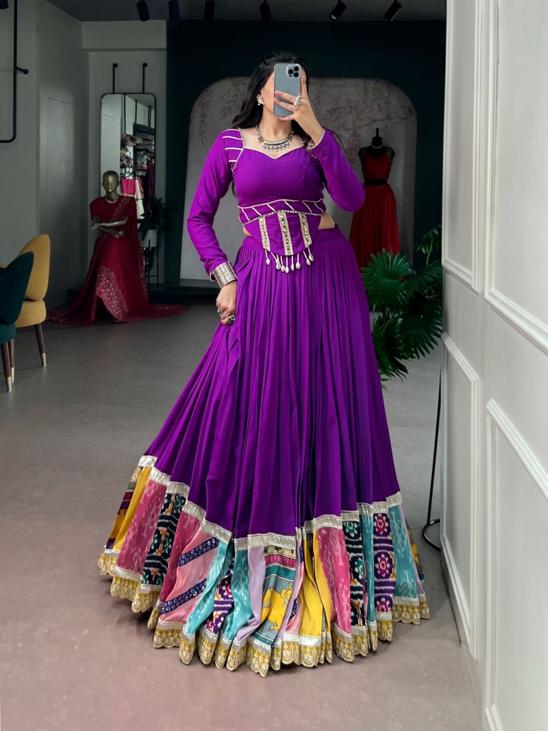 Amrah Wholesale Taraa L 1730 Rayon Patchwork Lehenga Choli