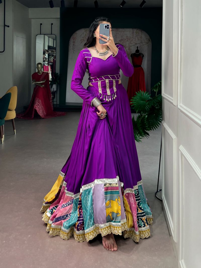 Amrah Wholesale Taraa L 1730 Rayon Patchwork Lehenga Choli