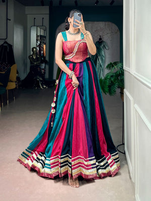 Amrah Wholesale Taraa L 1772 Chinon Zari Weaving Designer Navratri Lehenga Choli - Amrah Wholesale