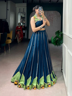 Amrah Wholesale Taraa L 1790 Rayon Gamthi Worked Lehenga Choli - Amrah Wholesale