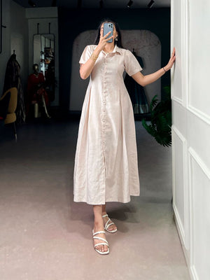 Amrah Wholesale Taraa L 4505 Remy Plain Fancy One Piece Dress - Amrah Wholesale