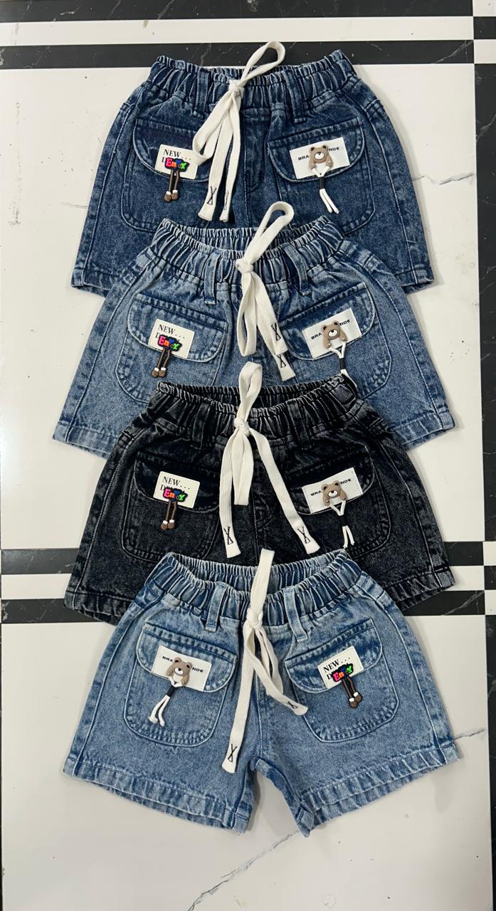 Amrah Wholesale Tlc Vol 08 Denim Kids Wear Shorts - Amrah Wholesale